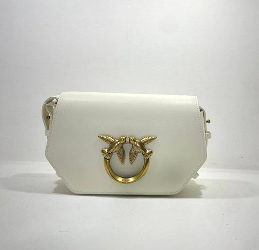 Mini love bag click exagon simply - Pinko (White)