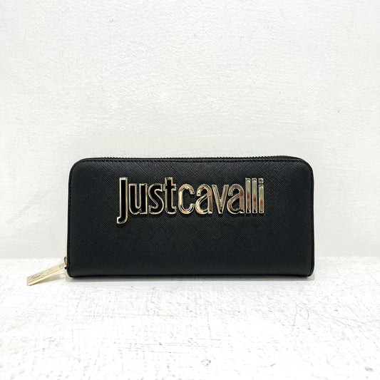 Just Cavalli - Metal Lettering Saffiano Black